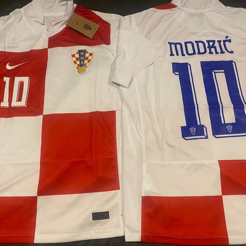 NIKE CROATIA Nat'l Team LUKA MODRIC WORLD CUP Men's JERSEY All Sizes